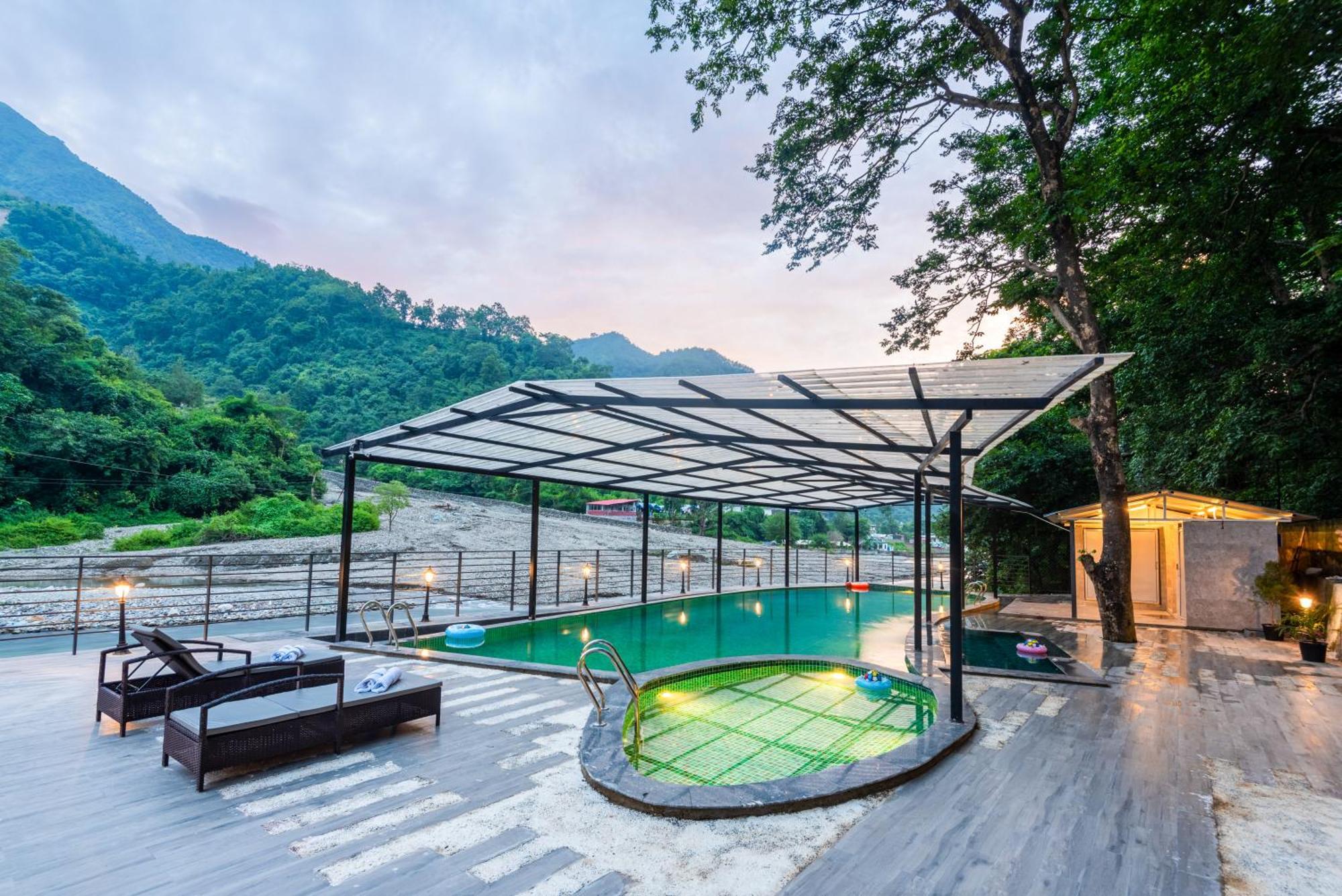 Dls Divine River Resort And Spa, Rišikéš Exteriér fotografie