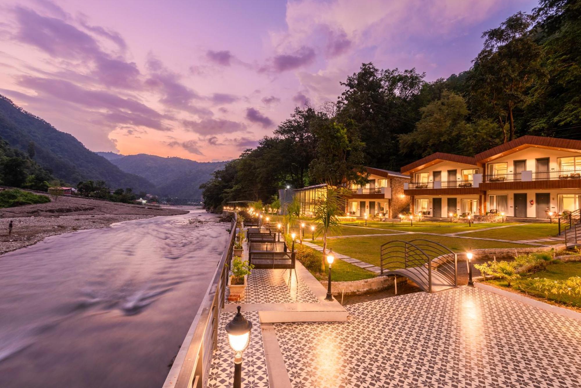 Dls Divine River Resort And Spa, Rišikéš Exteriér fotografie